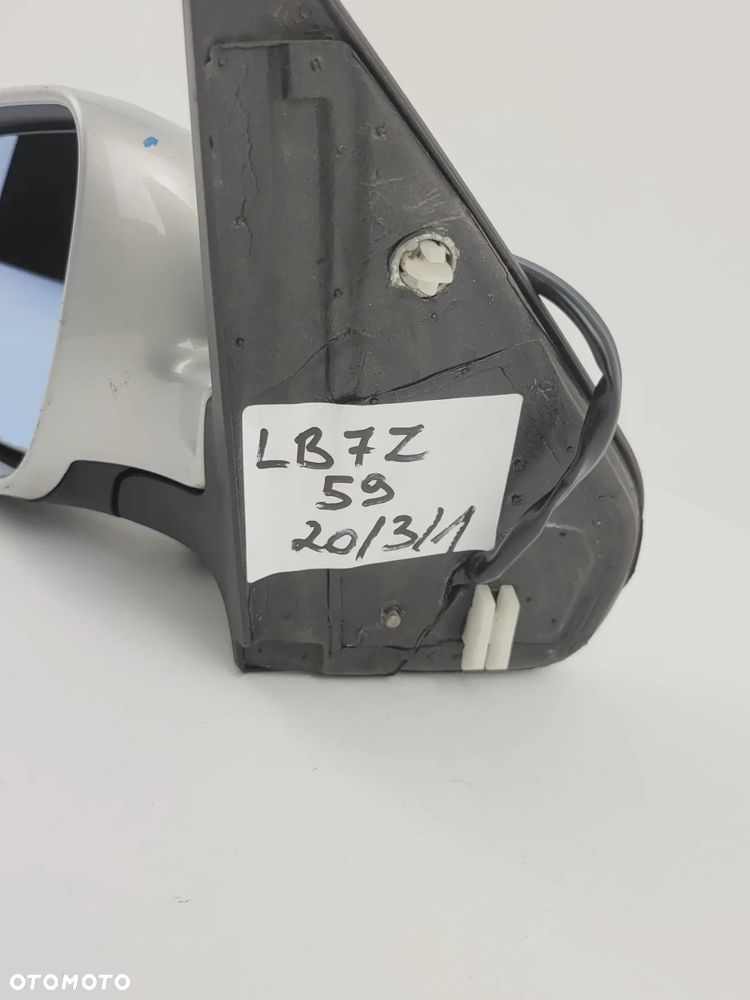 VW GOLF IV 4 BORA LUSTERKO LEWE ELEKTRYCZNE 5 PIN LB7Z SREBRNE - 8