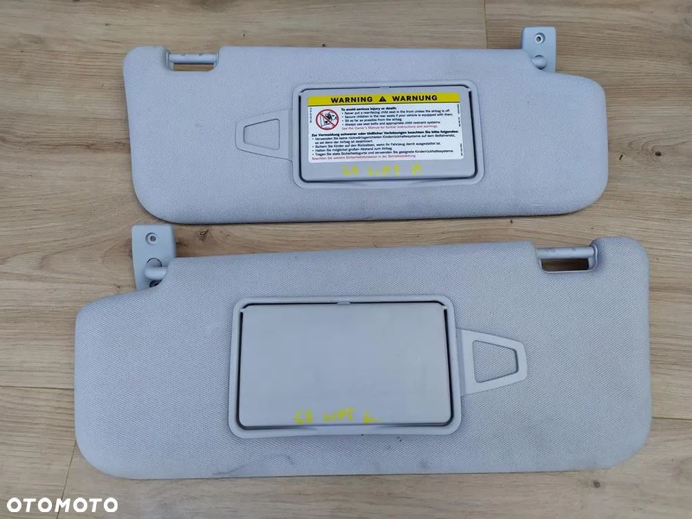 MERCEDES W211 LIFT DASZEK OSŁONA PRZECIWSŁONECZNA LEWA PRAWA - 1