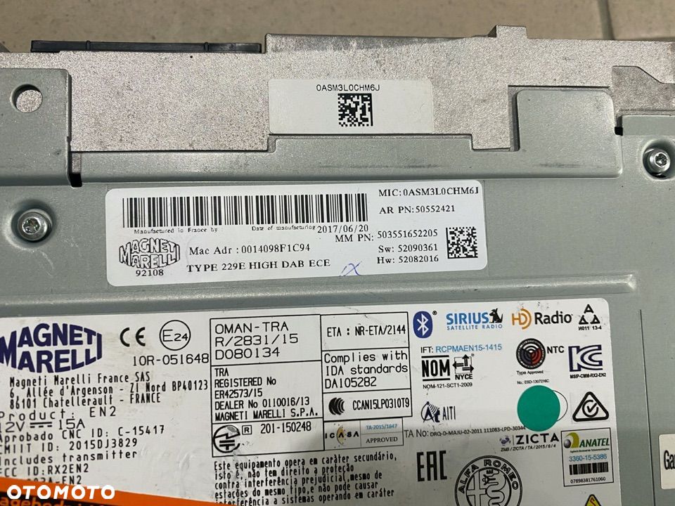 ALFA ROMEO GIULIA 229E HIGH DAB