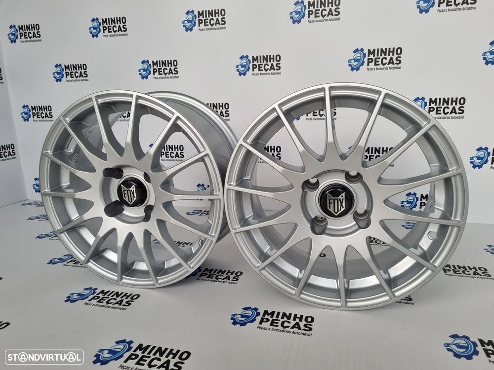 Jantes Fox (FX004) em 15 silver (4x108) - 3
