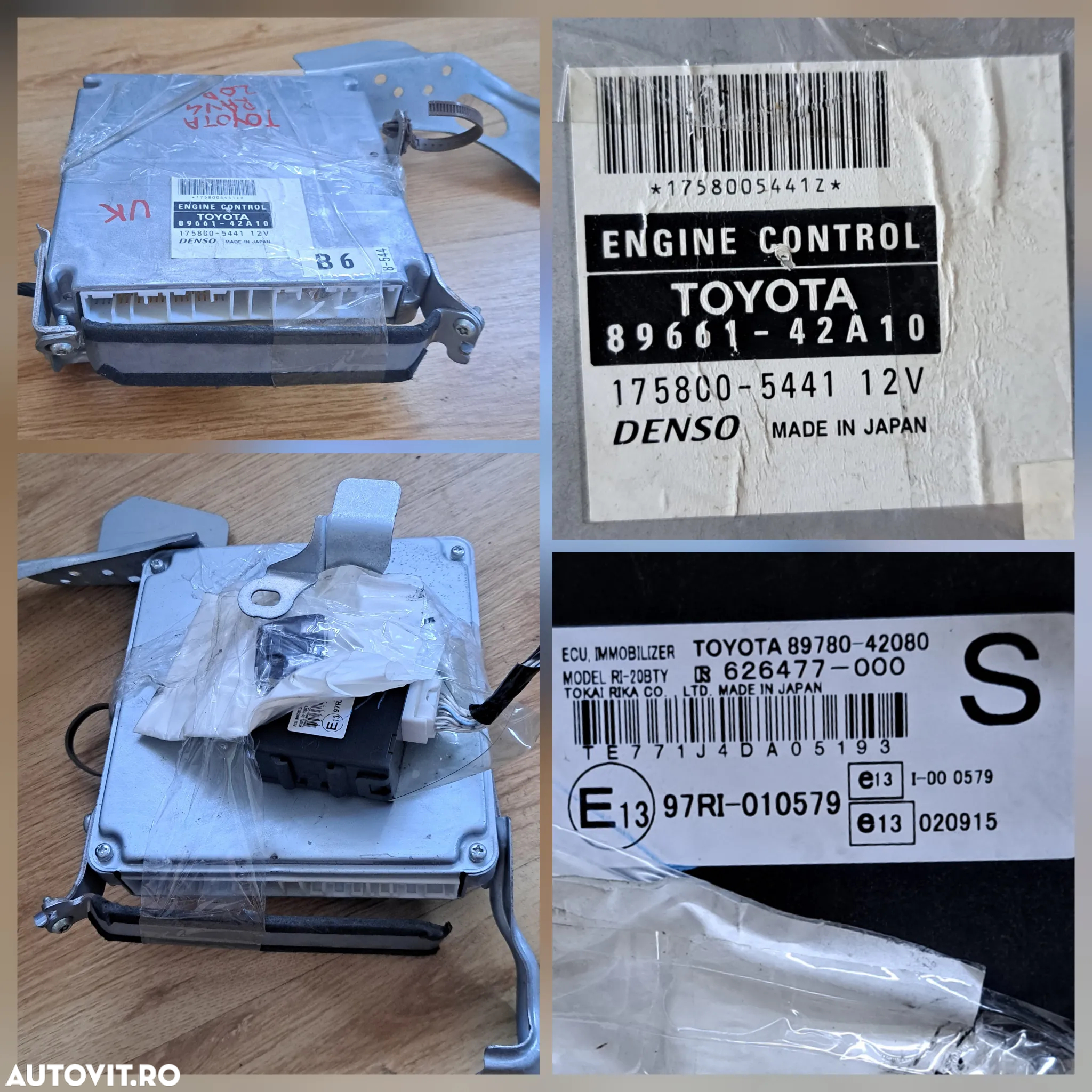 ECU calculator motor modul ABS amplificator audio modul ecu confort Calculator modul gateway calculator clima  modul injectoare Ecu unitate cutie transfer toyota land cruiser avensis corollla rav 4 - 2