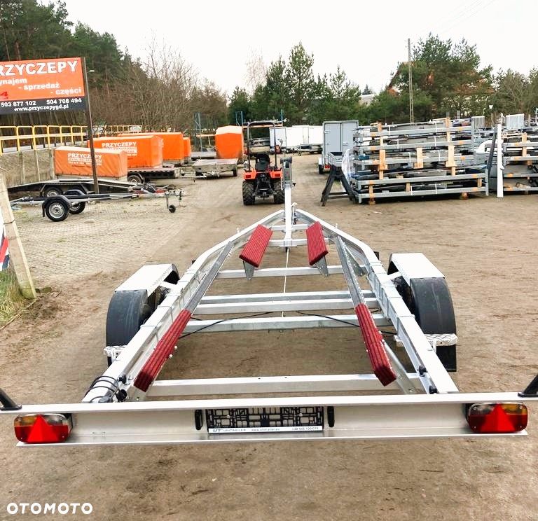 TEMARED Przyczepa B27 łódź do 6,5m DMC 2700 kg podłodziowa na podporach - 7