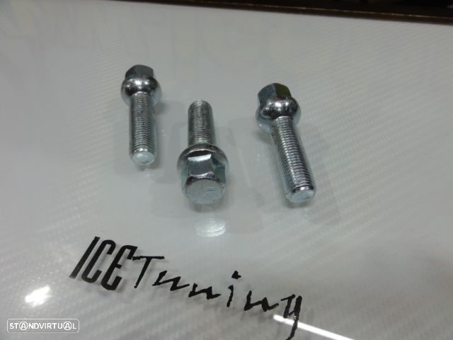 Pernos boleado para espaçadores de 5mm, 12mm, 15mm, 20mm, 30mm  12 x 1.25 / 12 x 1,5 / 14 x 1,25 / 14 x 1,50 - 5