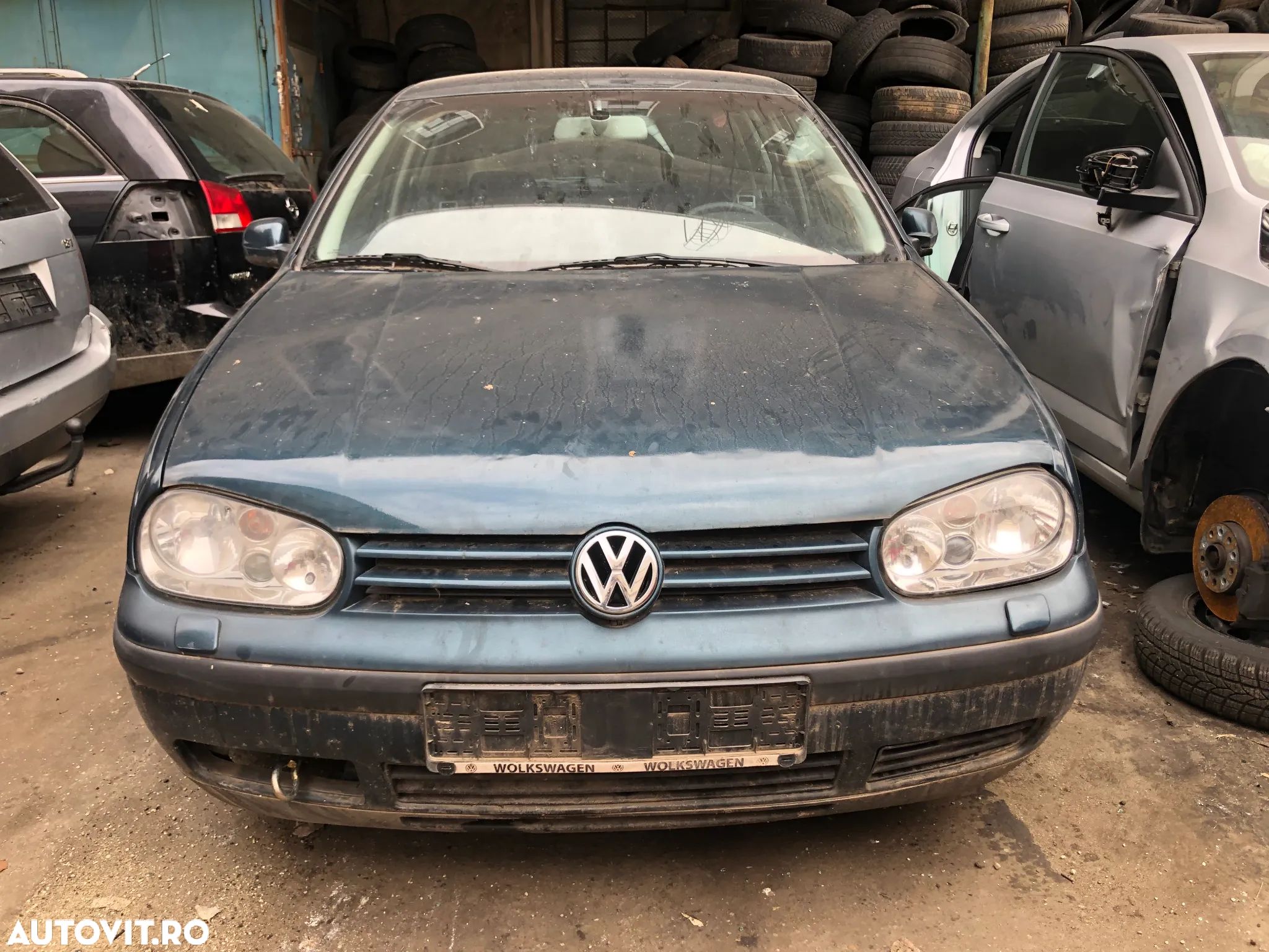 Bara fata VW Volkswagen Golf 4 verde inchis - 1