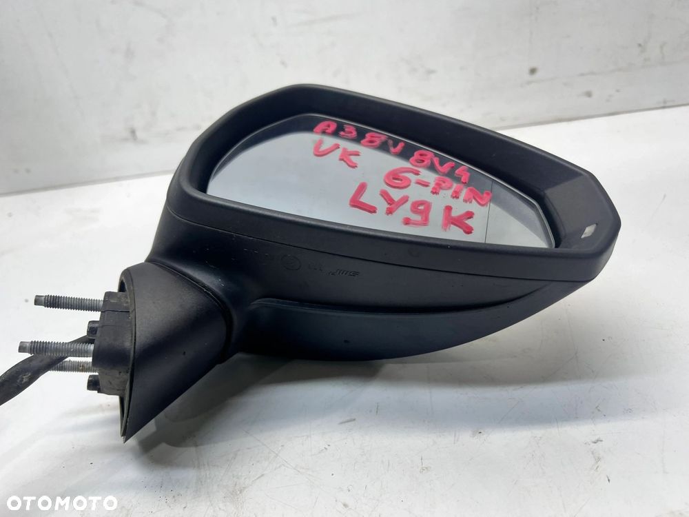 LUSTERKO ZEWNĘTRZNE PRAWE AUDI A3 8V 8V4 LY9K 6PIN UK - 2