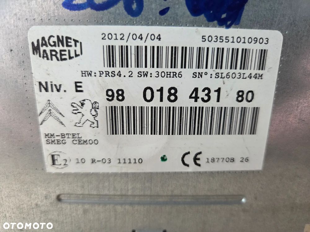 Radio nawigacja Peugeot 208 2008 - 4