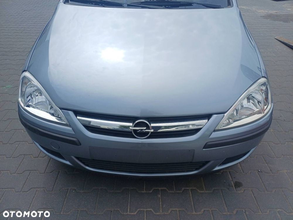 KOMPLETNY PRZÓD OPEL CORSA C LIFT Z163 MASKA ZDERZAK BŁOTNIKI LAMPY - 1