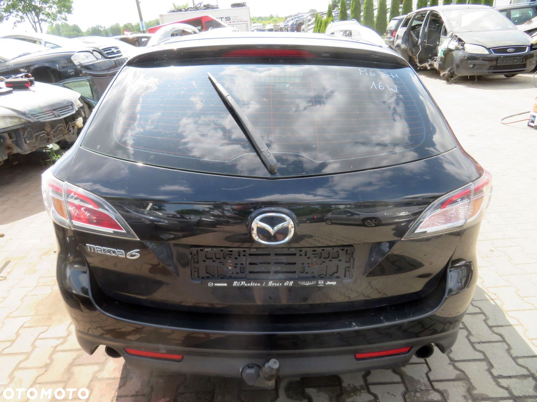 KLAPA BAGAŻNIKA TYLNA 6 II GH LIFT KOMBI 16W GSYA-62-02XB CZARNY MAZDA 2010-2012 - 1