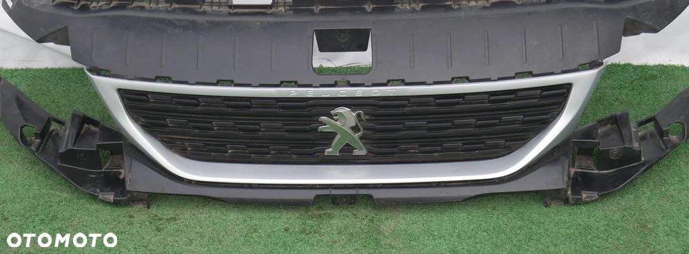 PEUGEOT RIFTER GRILL ATRAPA WSPORNIK WZMOCNIENIE ZDERZAKA PRZÓD ORYGINAŁ CHROM OE 981688680 - 2