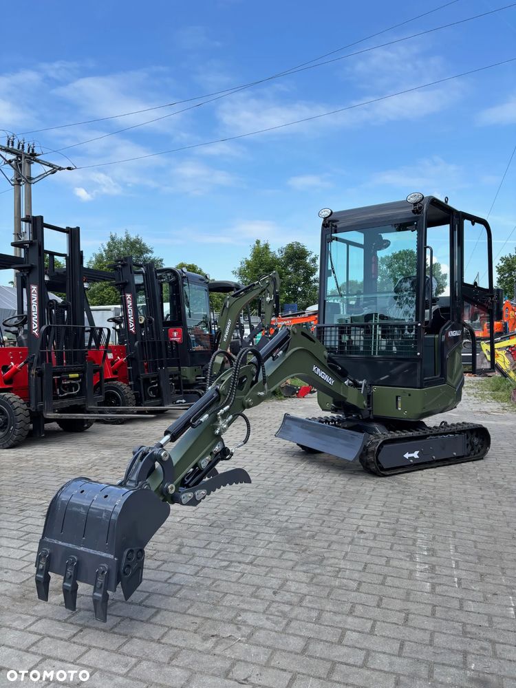 Kingway Koparka 1600kg S16K + Kciuk Hydrauliczny - 3