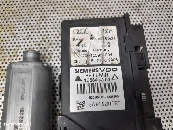 Motor Elevador Porta Frente Dto Audi A4 Avant (8Ed, B7) - 5