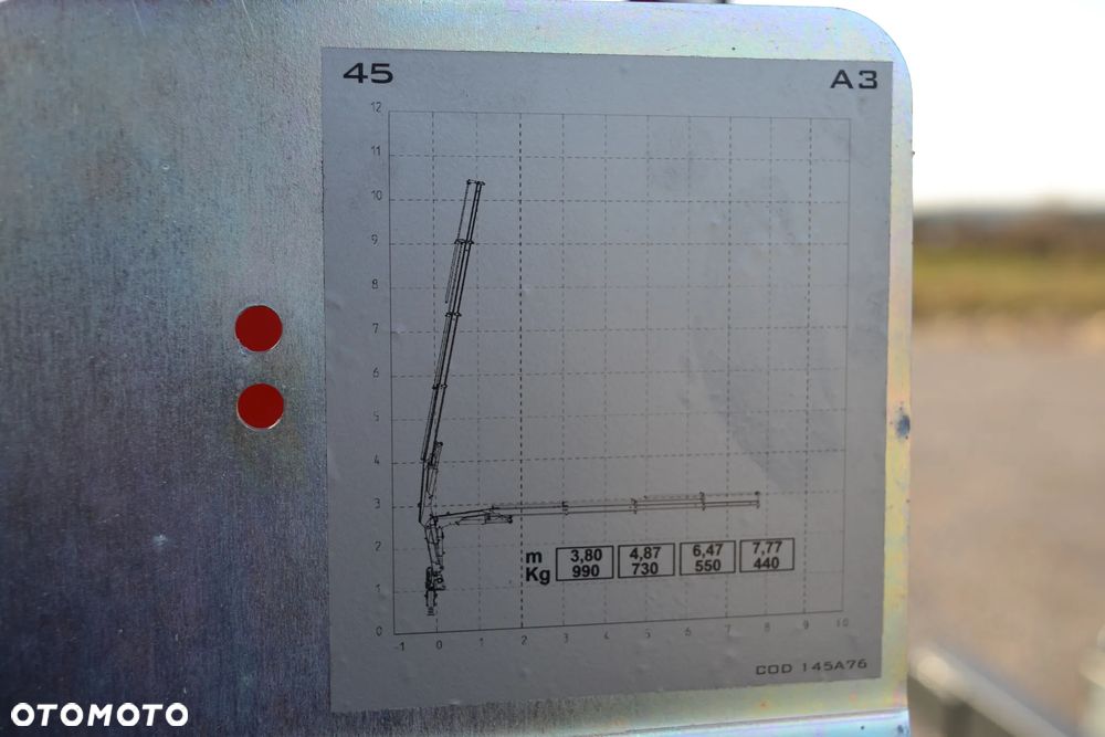 Iveco Daily 72C18 70C18 Nowy 3-stronny WYWROT Kiper Wywrotka Nowy HDS Żuraw HC 45A3 Dźwig Fassi F40 - 25