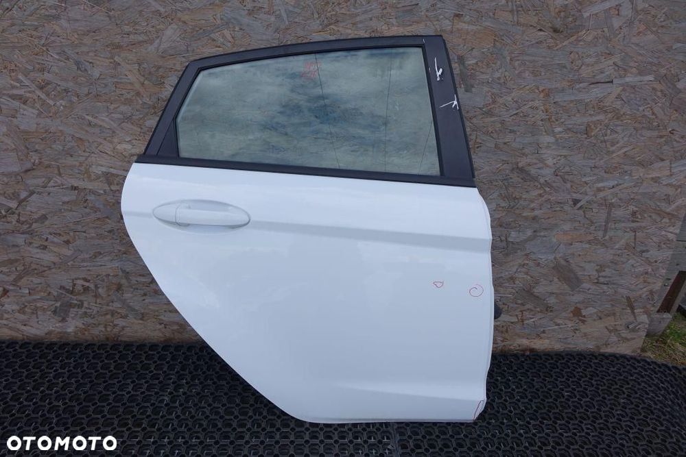 DRZWI TYLNE PRAWE KPL BIAŁE FORD FIESTA MK 7 VII 24323 - 2
