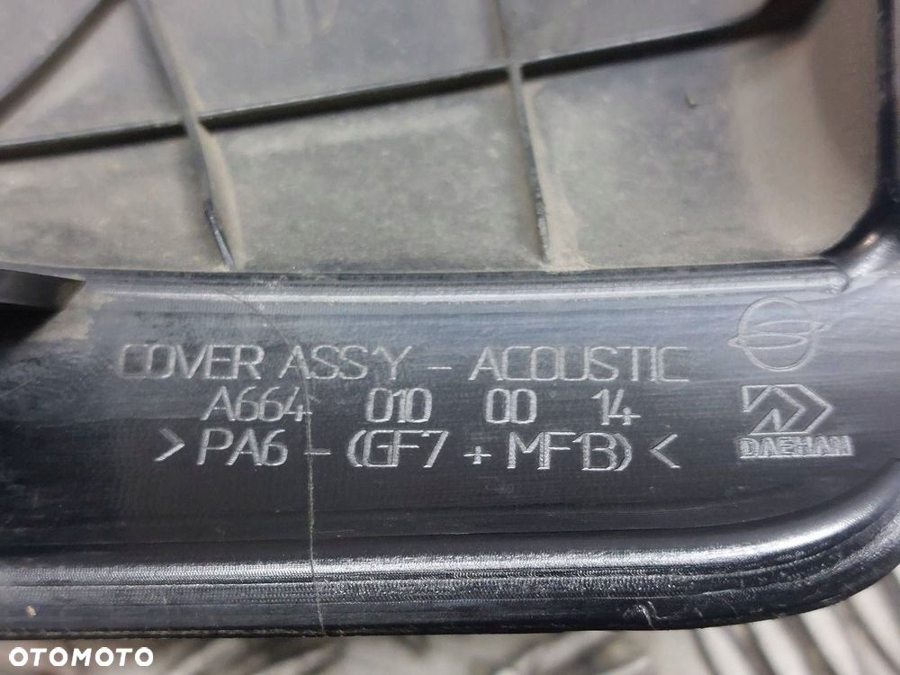 OSŁONA SILNIKA GÓRNA SSANGYONG KYRON I 2.0 XDI A6640100014 - 3