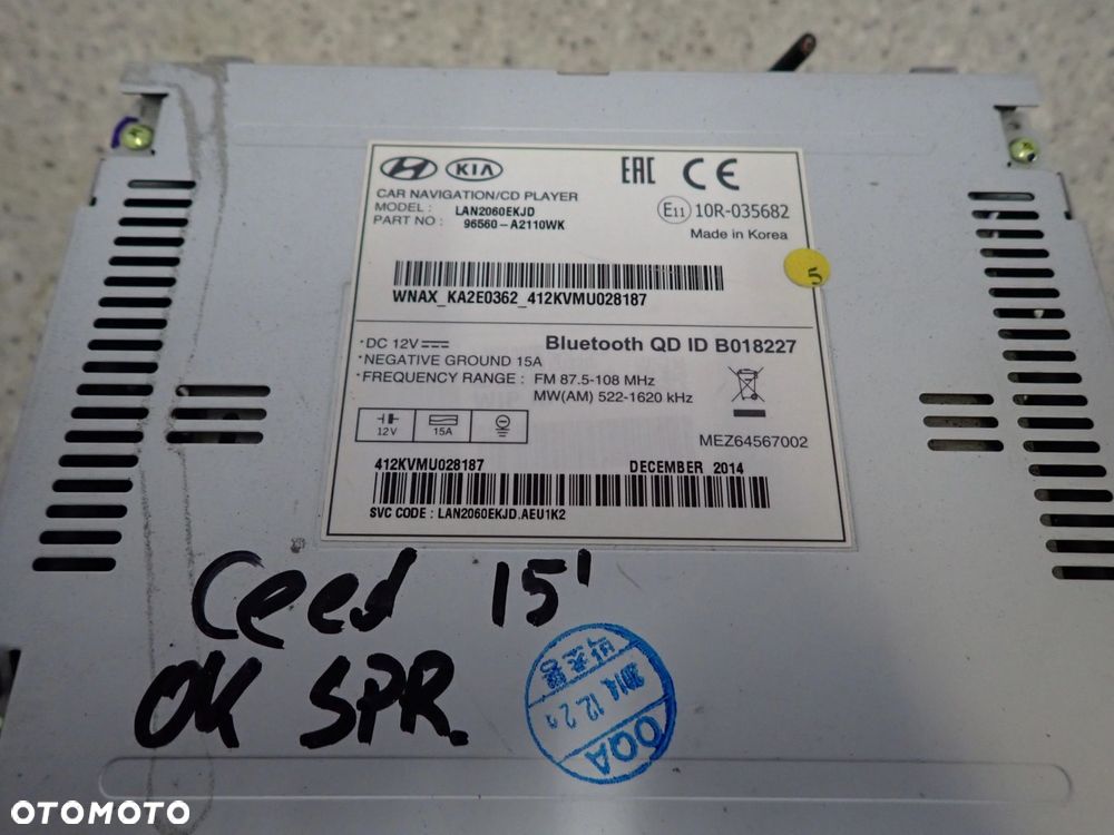 KIA CEED II 12-17 RADIO NAWIGACJA GPS - 3