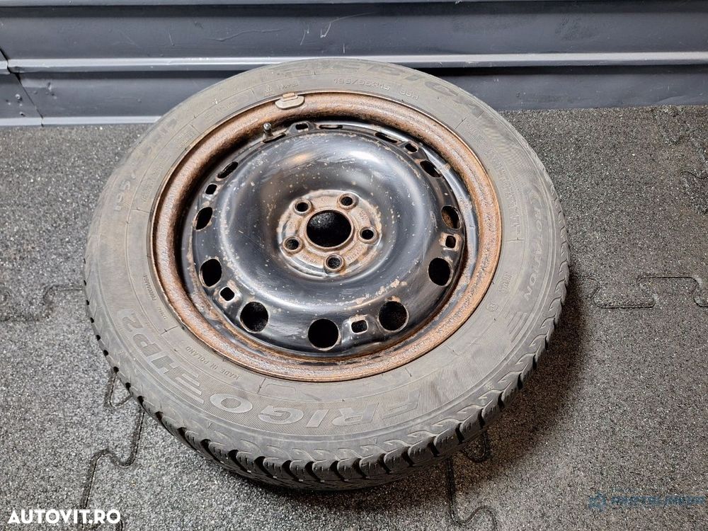 Roata tabla 5x100 VOLKSWAGEN POLO 9N_ 2001 - 2012 12V AZQ, BME 6Jx15H2 ET 43 6Q0601027G - 1