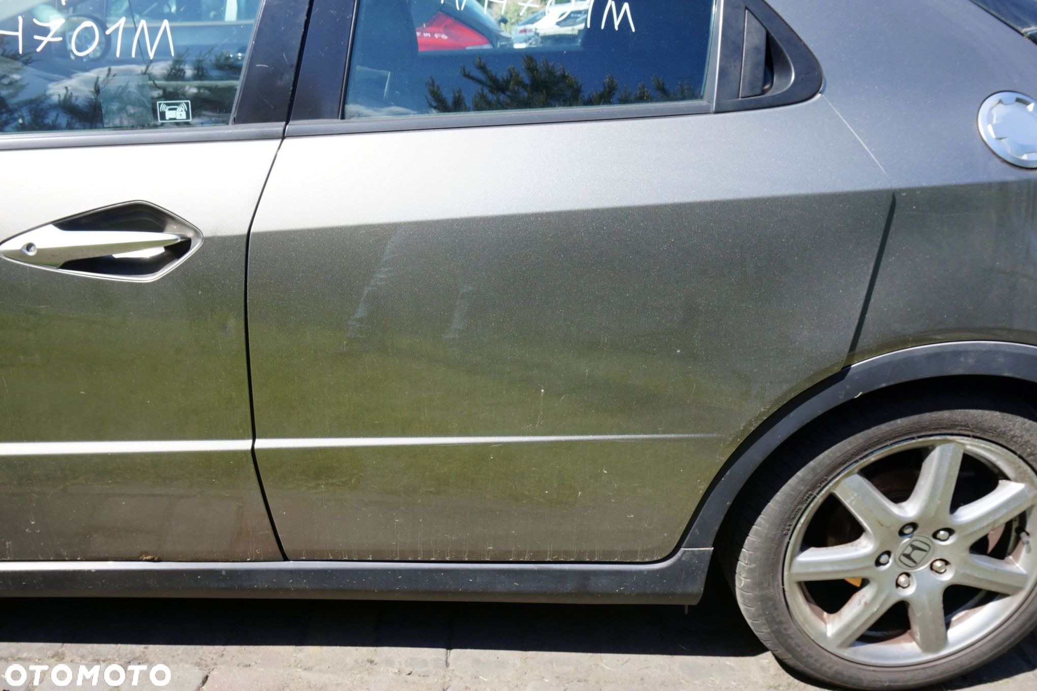 DRZWI TYLNE LEWE CIVIC VIII 5D HB NH701M  SZARY HONDA 2006-2010 - 3