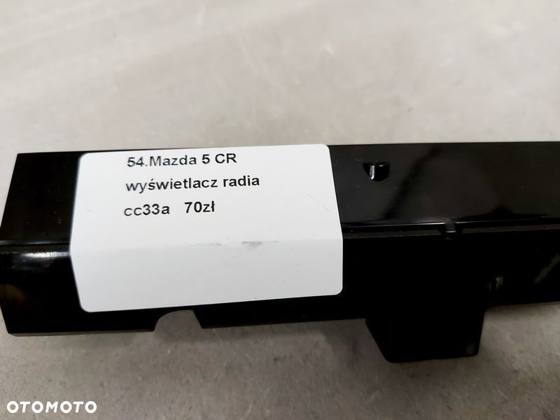 mazda 5 cr wyświetlacz ekran monitor radia cc33a - 5