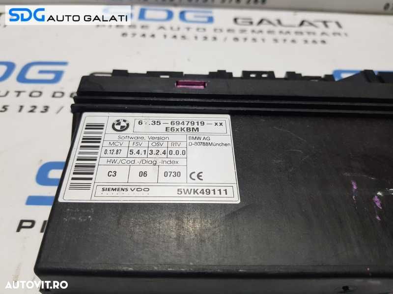 Calculator Modul Confort Comfort BMW Seria 5 E60 E61 2004 - 2010 Cod 61356947919 6947919 - 3