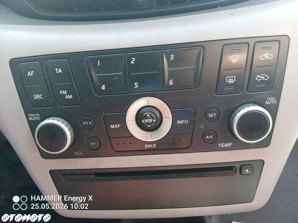 NISSAN ALMERA TINO PANEL KLIMATYZACJI RADIA - 1