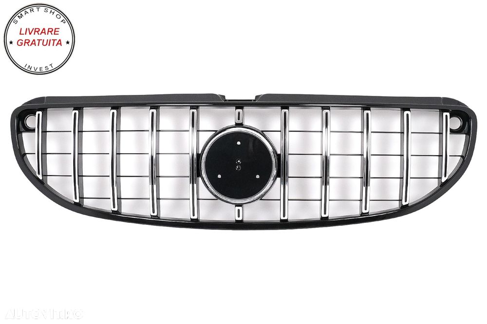 Grila Centrala Smart ForTwo C453 A453 Coupe Cabrio (2014-2019) GTR Design- livrare gratuita - 1