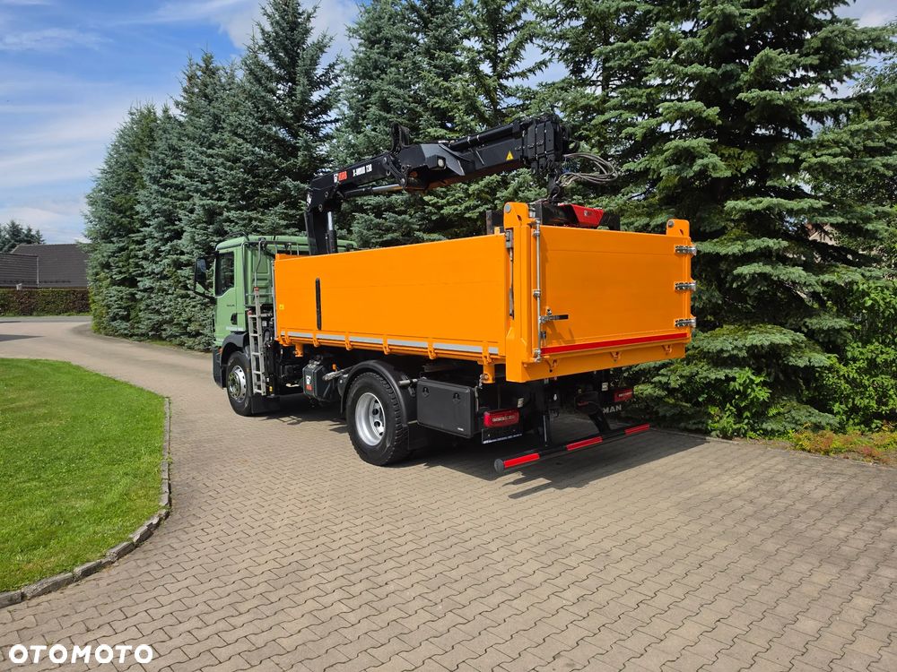 MAN TGM 18.290/ 3-str. wywrotka z HIAB 138/ - 17