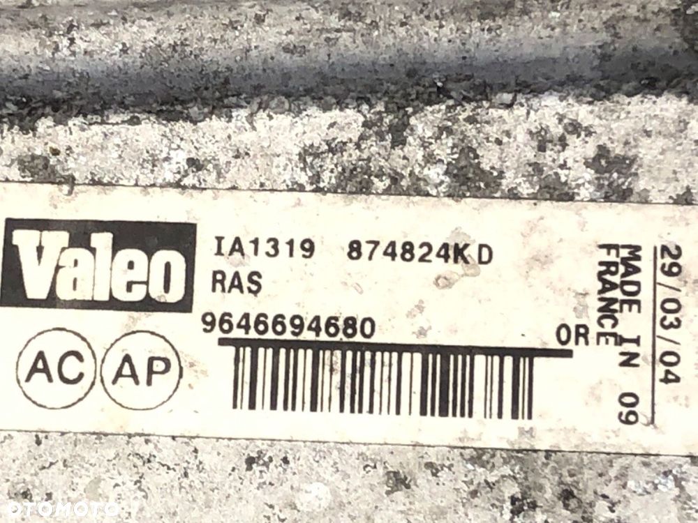 INTERCOOLER  PEUGEOT 307 (3A/C) 2000 - 2012 1.6 HDi 110 80 kW [109 KM] olej napędowy 2004 - 2009 - 5