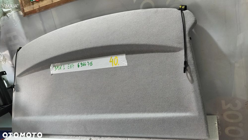 BMW serii 1 e87 6966715 PÓŁKA BAGAŻNIKA TYLNA - 6