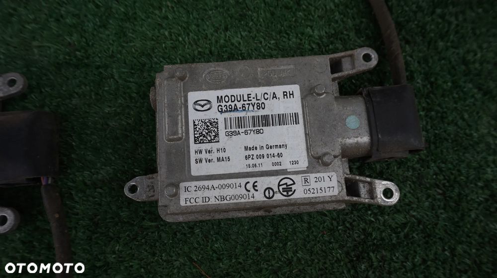 Mazda 3 BL CZUJNIK RADAR SENSOR MARTWEGO POLA LEWY PRAWY TYŁ G39A-67Y80 G39A-67Y90 - 4