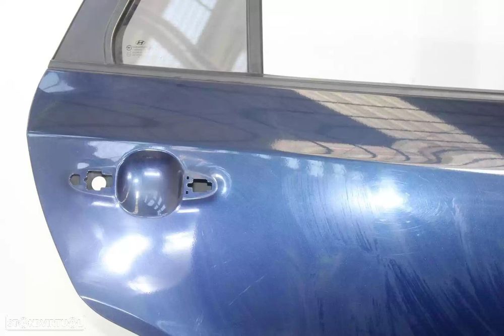 PORTA TRASEIRA DIREITA HYUNDAI SANTA FÉ II 2007 -AZUL - 1
