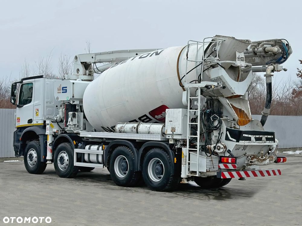 Mercedes-Benz AROCS 3743 * POMPA DO BETONU 25 m + PILOT * STAN BDB / 8x4 - 7
