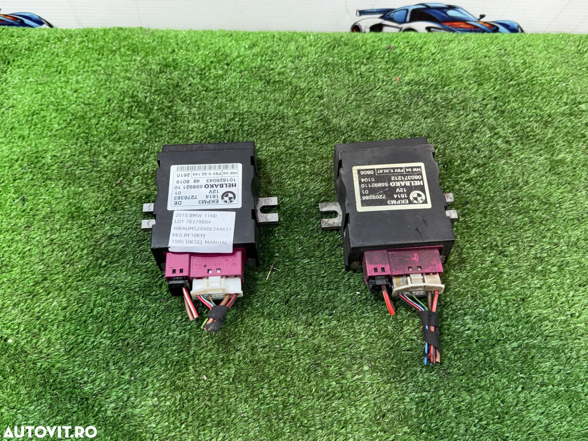 MODUL COMBUSTIBIL (2 BUC.) BMW 116D SERIA 1 E87 LCI 2.0 DIESEL 2010 COD OEM 7209286 720928601 55892110 7276383 727638301 2004-2013 - 3