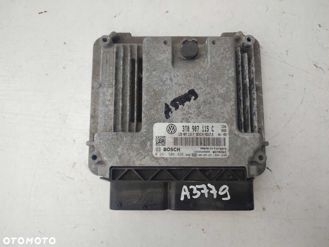 Komputer sterownik silnika SKODA SUPERB II 1.8TSI 3T0907115C EUROPA 08-13 - 1