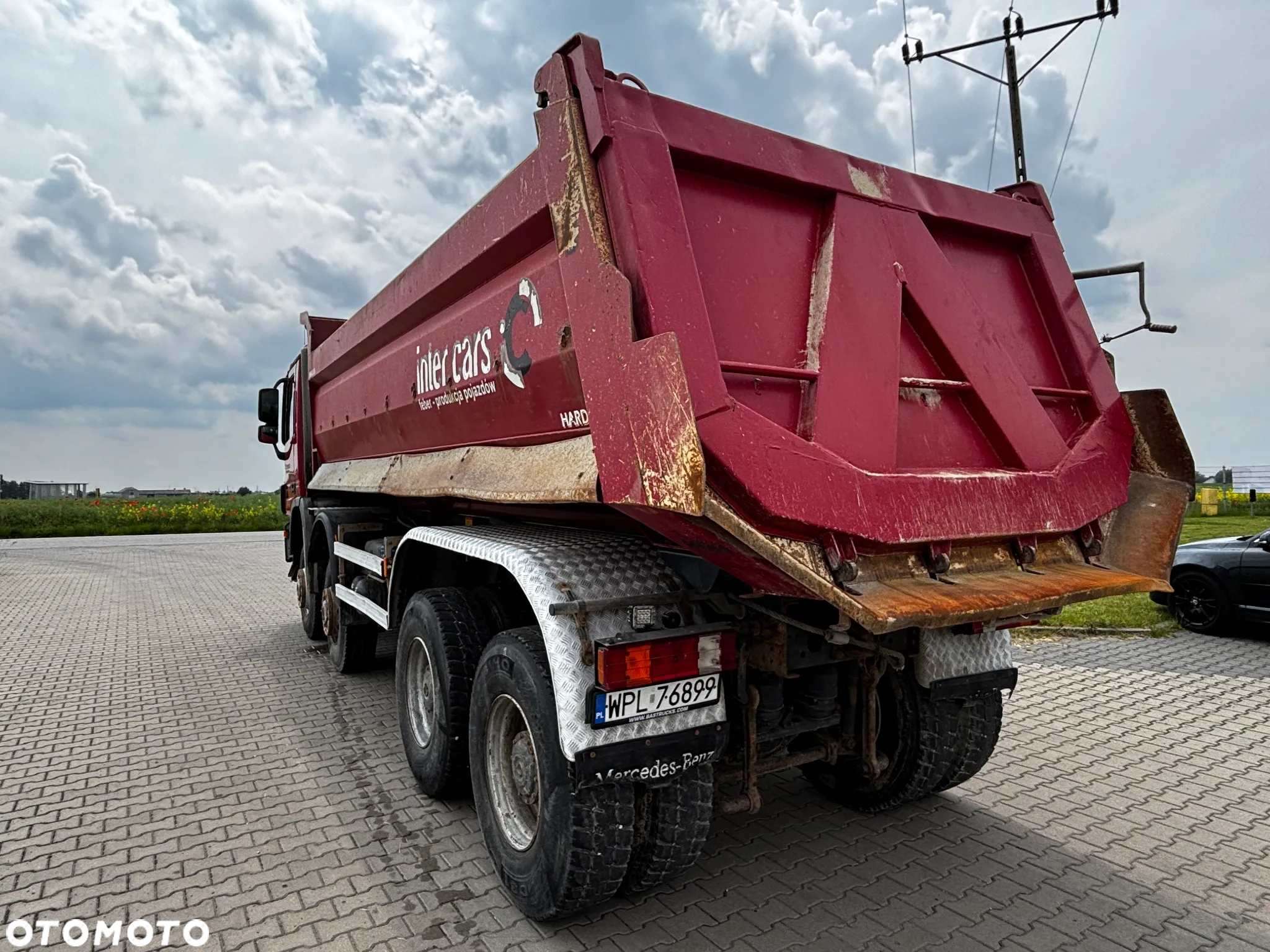 Mercedes-Benz ACTROS 4141 8x8 EPS ze sprzęgłem  wywrotka zabudowa INTERCARS , wzmociony - 12