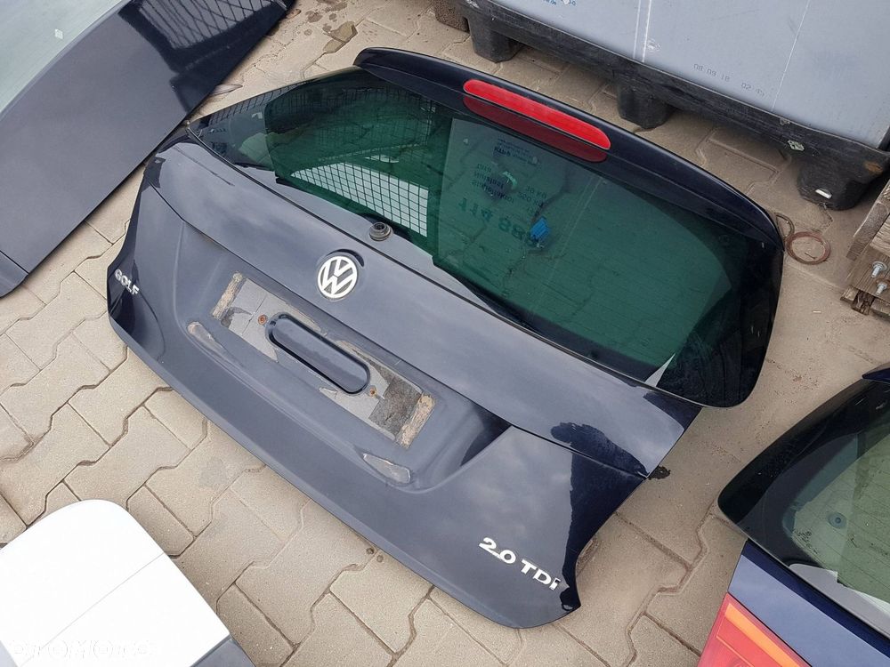 VW GOLF 6 VI 08-13r KOMBI KLAPA BAGAŻNIKA TYŁ TYLNA LC9X - 3