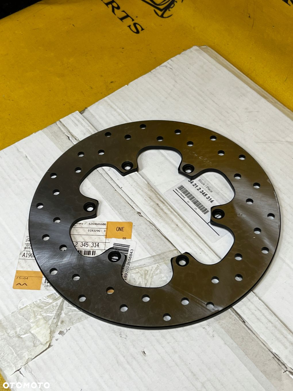 TARCZA HAMULCOWA TYŁ TYLNA BMW E169 K14 R13 R131 R134 NOWA OEM - 2