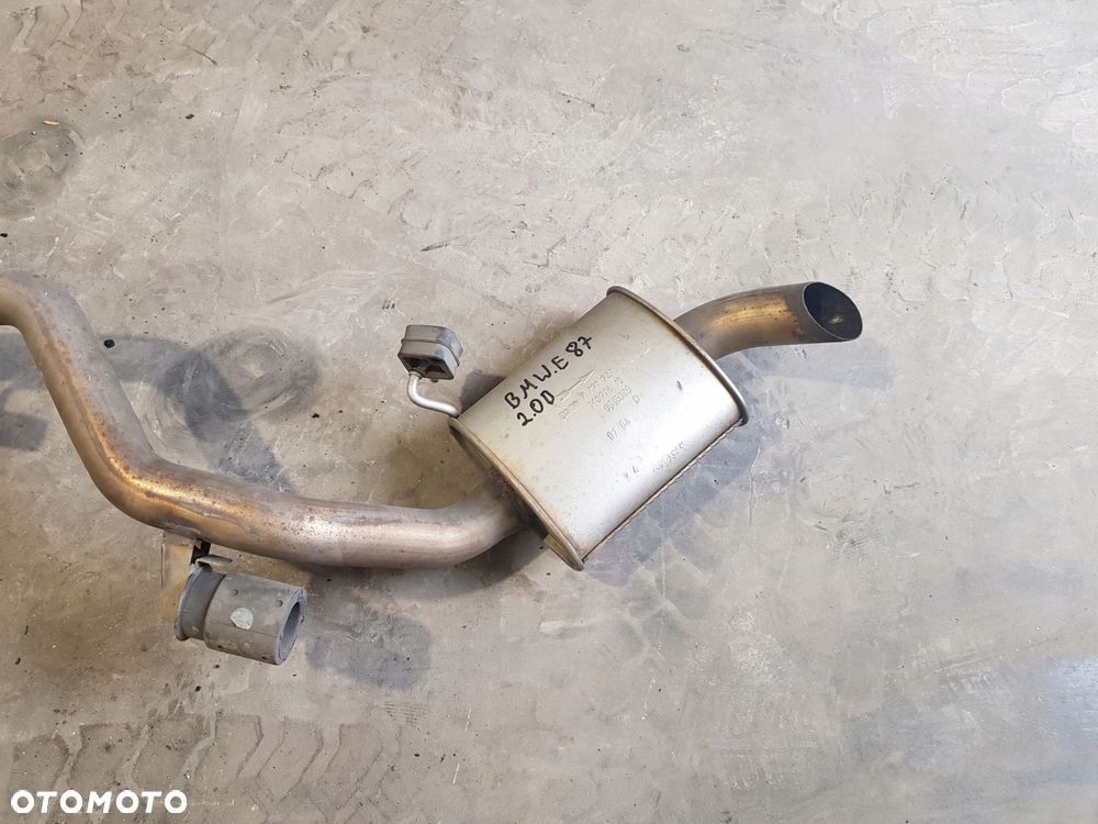 układ wydechowy tłumik bmw e87 2.0d europa 7791919 - 2