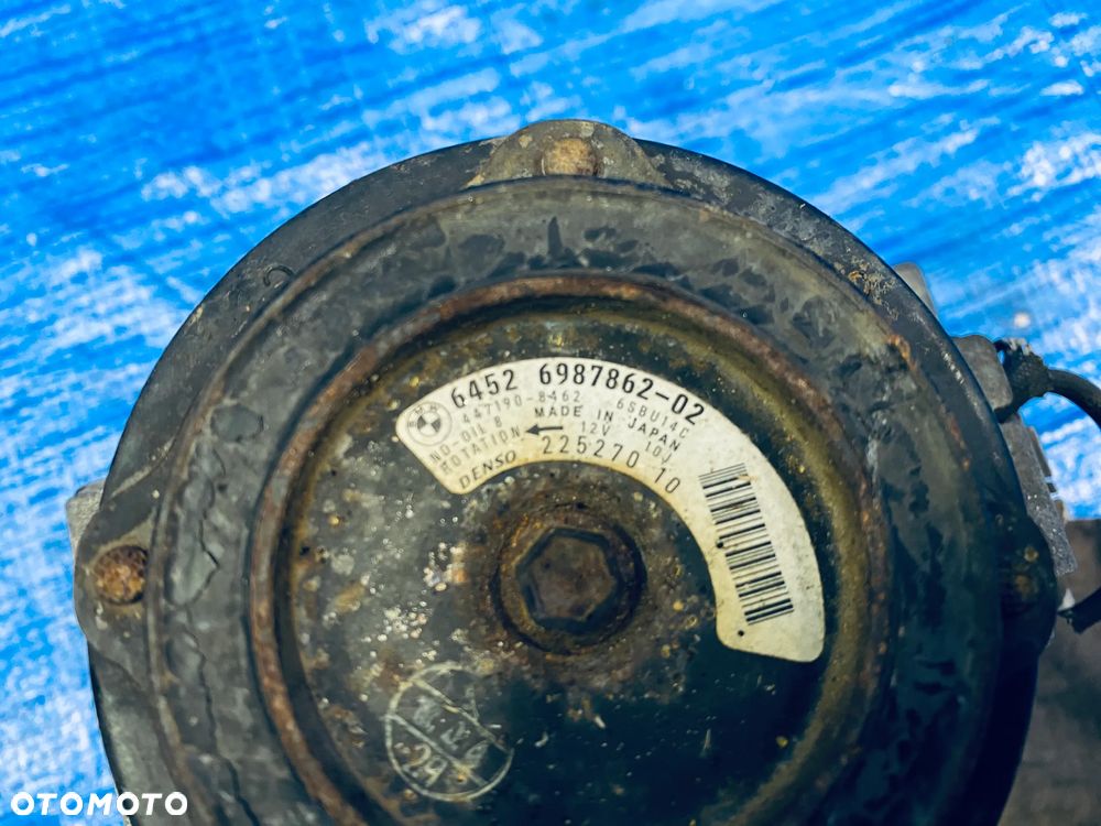 SPRĘŻARKA KOMPRESOR POMPA KLIMATYZACJI KLIMY BMW E60 E61 E81 E84 E87 E88 E90 E91 1.8D 2.0D * N47 * ; 6987862 ORYGINAŁ - 9