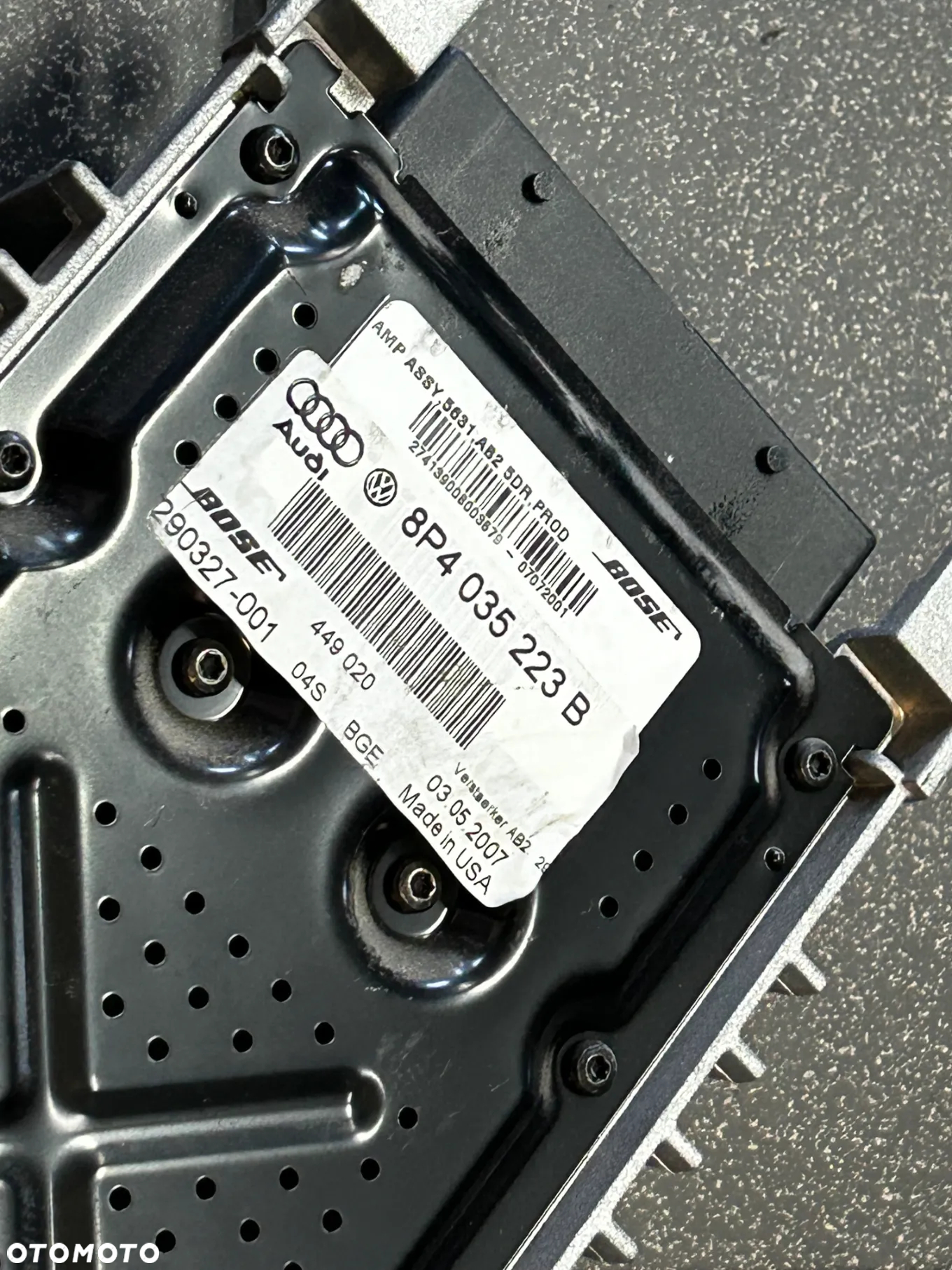 WZMACNIACZ RADIA MODUŁ AUDIO AUDI A3 8P 8P4035223B WYSYŁKA !!!!! - 3