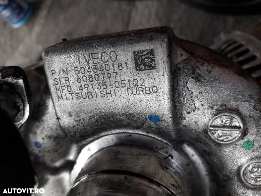 Turbo\ Turbina\ Turbosuflanta Iveco 2.3 JTD 504340181 2006 2007 2008 2009 2010 2011 2012 2013 2014 - 4