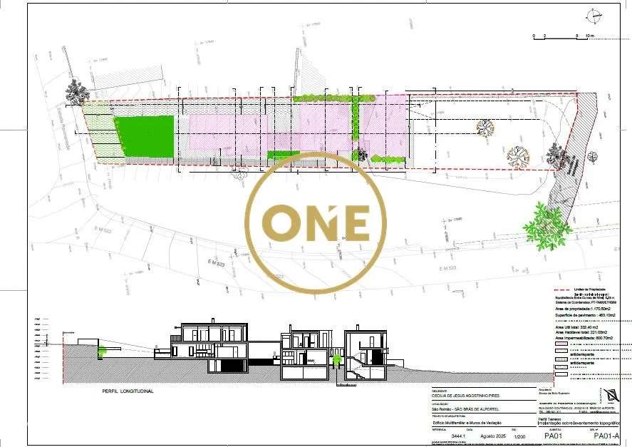 Terreno com projeto aprovado, construção 3 moradias, S.Brás Alportel - Grande imagem: 5/23