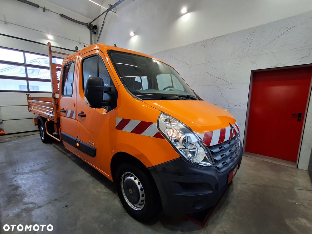 Renault Master Wywrotka Kipper Doka Brygadówka Skrzynia Dubel Kabina Hak Pomarańczowy 7 Miejsc - 1