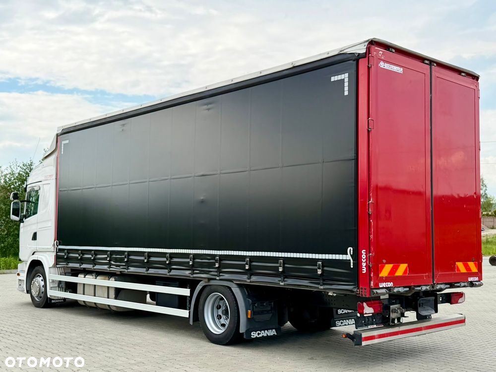 Scania G360 / FIRANKA / 20 EUROPALET / SYPIALKA / AUTOMAT / KLIMA POSTOJOWA / 540 TYŚ KM / ZSUWANY DACH / 2016 / EURO 6 - 4