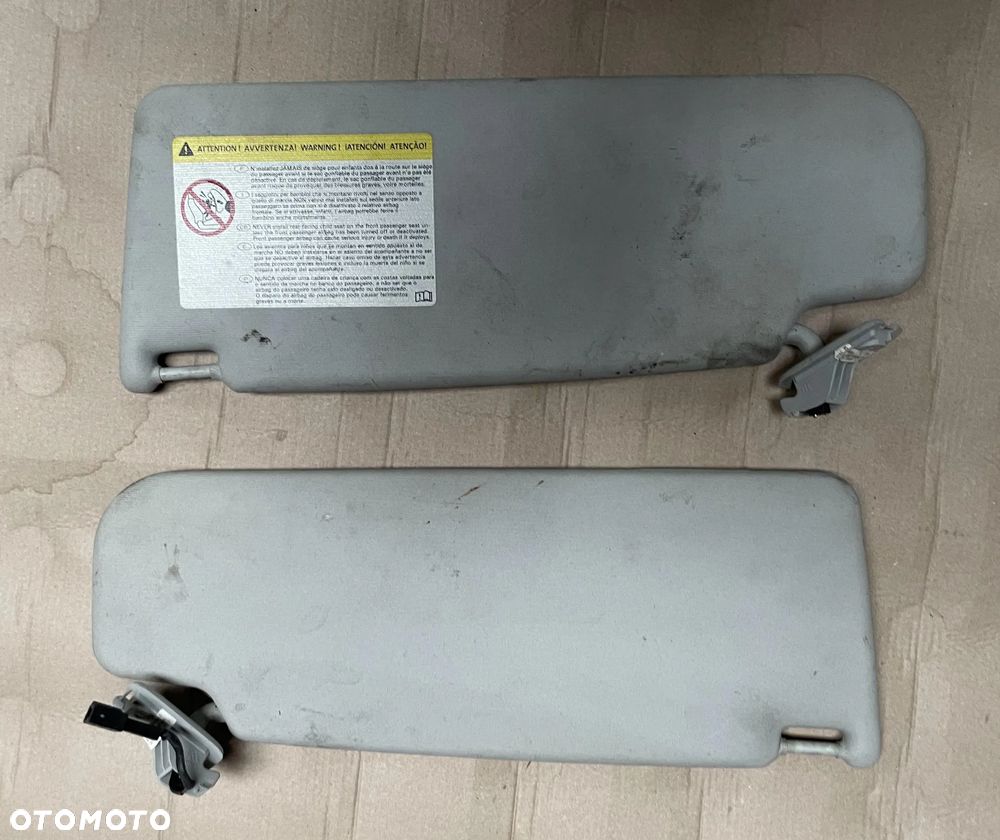 Osłona przeciwsłoneczna słonecznik Volkswagen Passat B6 prawy/lewy OE - 2