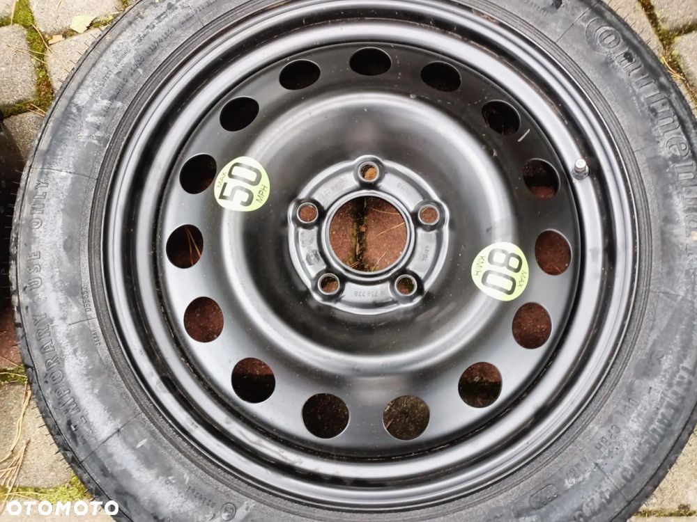 Koło dojazdowe dojazdówka BMW E60 E61 135/80/17 NOWA lewarek podnośnik klucz - 3