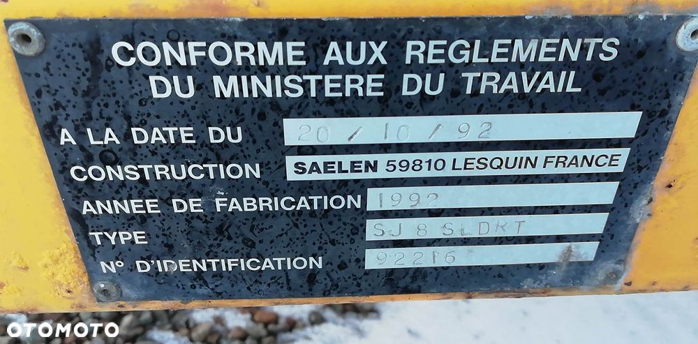 RĘBAK WALCOWY SAELEN SJ 8 SLDRT / 59810 cena netto 24500 zł - 13