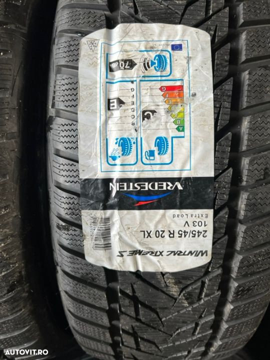 vând 2 anvelope 245/45/20 vredestein de iarnă noi - 2