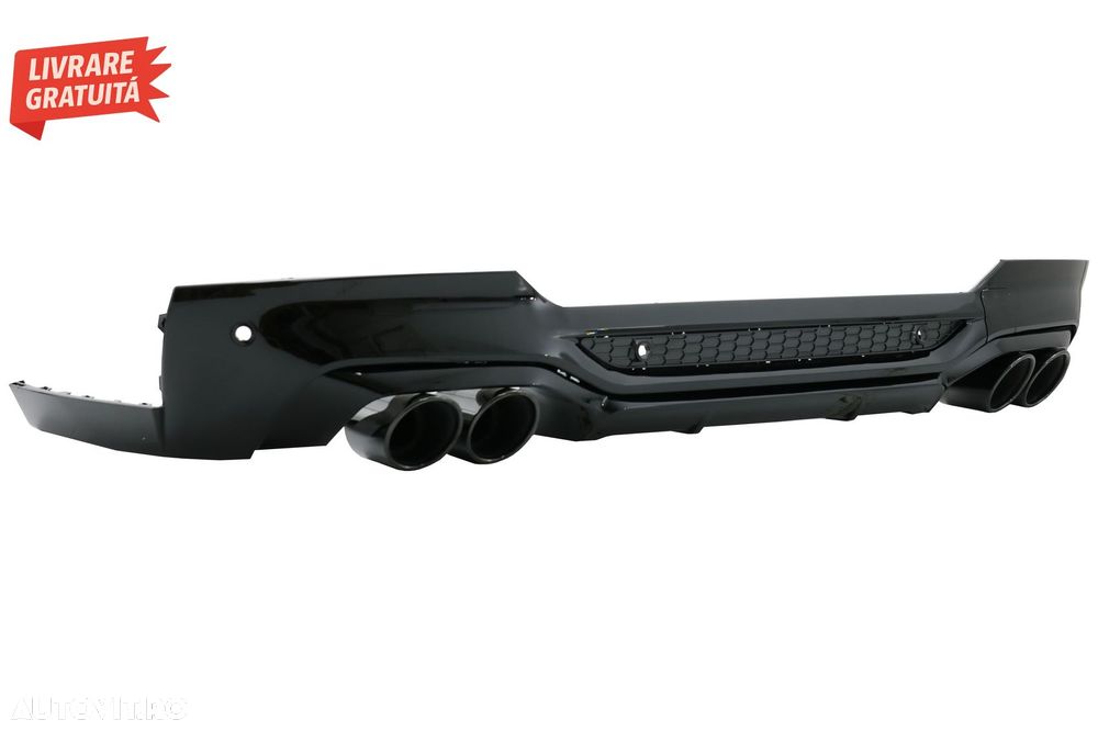Difuzor Bara Spate cu Evacuare Dubla BMW X4 G02 (2018-up) M Sport- livrare gratuita - 3