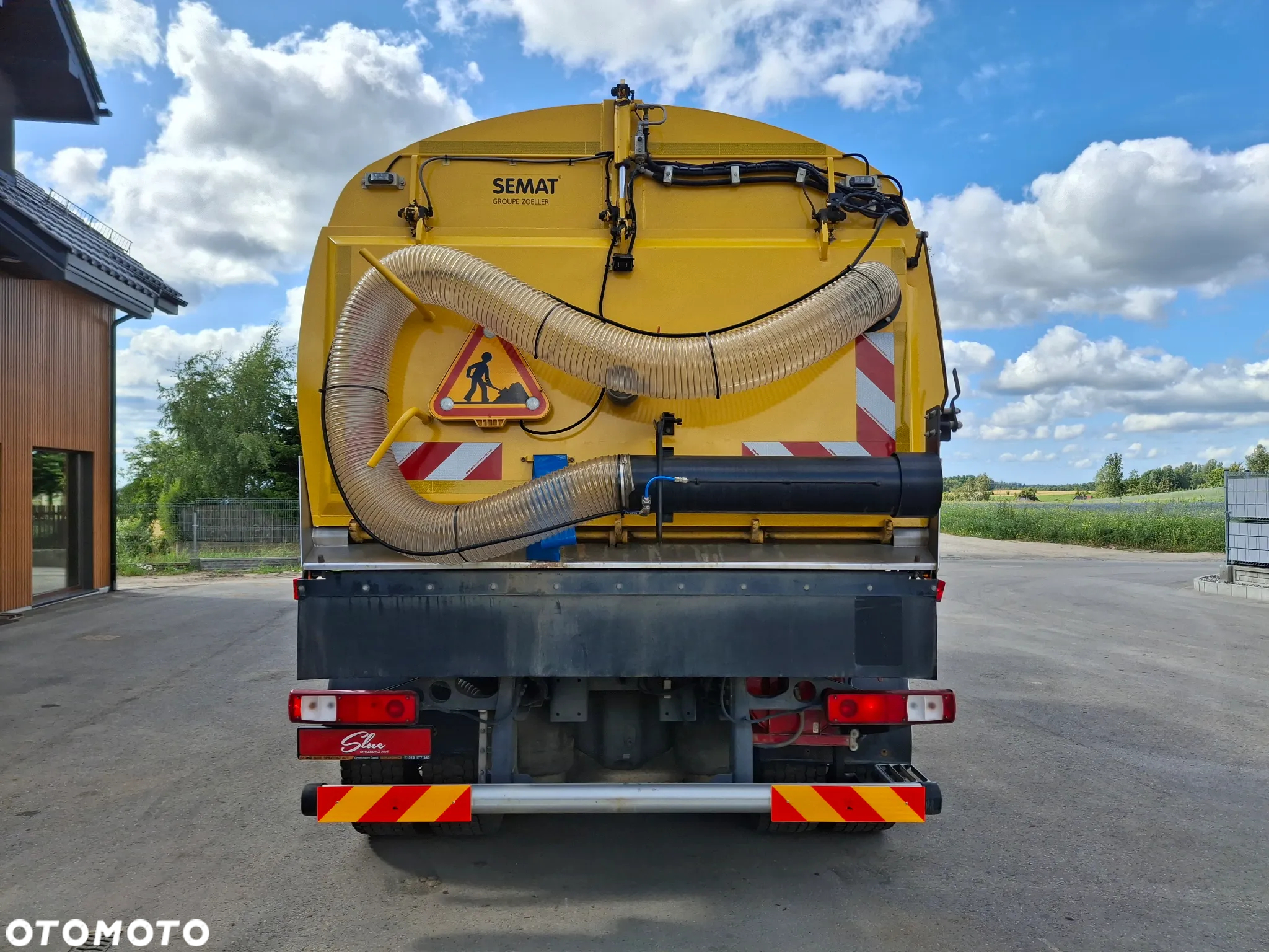 Renault C280 Zamiatarka SEMAT Zoeller FAUN Karcher 2 Silniki Rura Do Liści Listwy Ciśnieniowe Lanca 2 Zbiorniki Wody Szczotki L/R 2018r Euro 6 Motogodziny: 740MTH - 4
