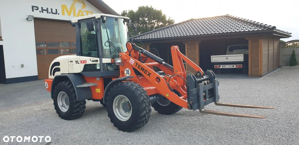 Terex TL100 sprowadzona SUPER STAN!! 6536MTG szybka jazda ŁYŻKA+WIDŁY - 3